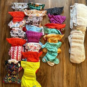 Colorful Kids Cloth Diaper Set